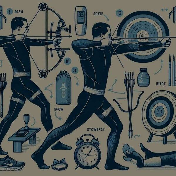 Quelle routine d'échauffement ciblée est recommandée pour les archers avant une compétition?