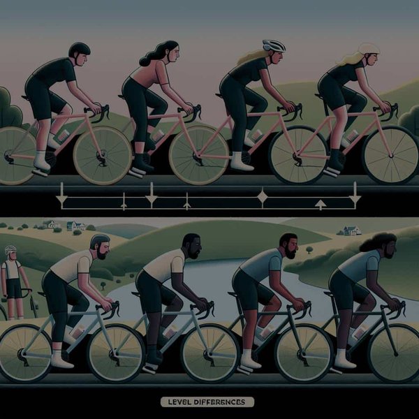 Comment gérer les différences de niveau au sein d'un groupe de cyclistes lors d'une sortie?